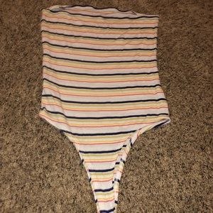 pacsun striped body suit